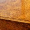 Victorian burr walnut side table edge