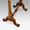 Victorian burr walnut side tableend supports