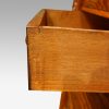 Victorian figured walnut Wellington chest lining