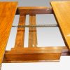 Victorian oak extending dining table mechanism