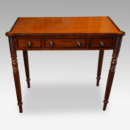 William IV mahogany side table