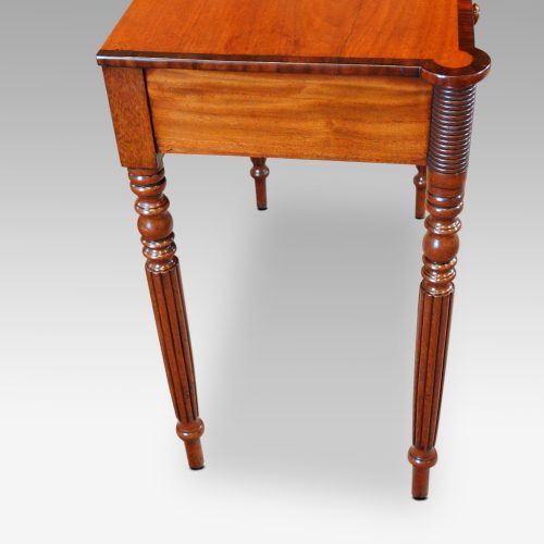 William IV mahogany side table end
