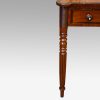 William IV mahogany side table front leg