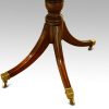 12 plus seat Regency style mahogany 3 pillar dining table central pedestal