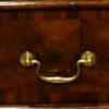 18thc. walnut on oak chest of drawers brass handle