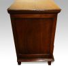 18thc. walnut on oak chest of drawers end