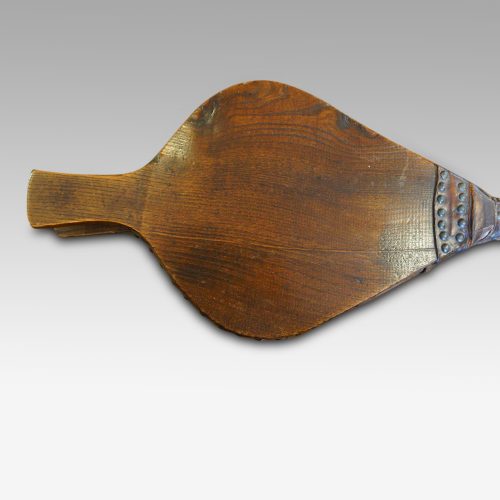 Antique Elm bellows front