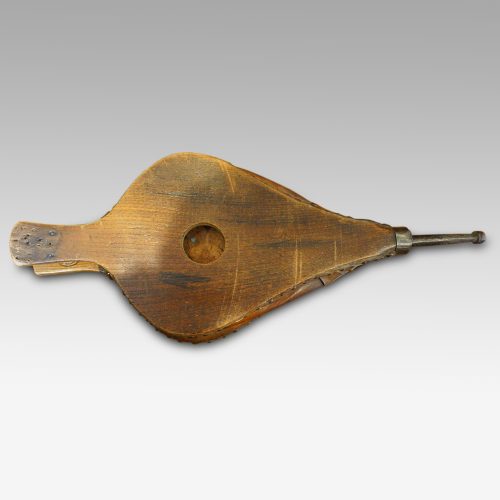 Antique Elm bellows rear