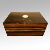 Antique coromandel writing slope rear
