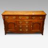 Antique oak Anglesey dresser base brass