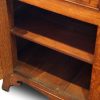 Antique oak Anglesey dresser base cupboard interior