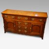 Antique oak Anglesey dresser base detail