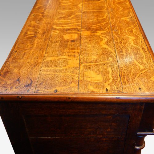 Antique oak Anglesey dresser base top