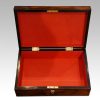 Antique rosewood box interior