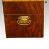 George III mahoangy inlaid casket end