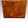 George III mahoangy inlaid casket front