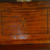 George III mahoangy inlaid casket interior of lid