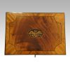 George III mahoangy inlaid casket top