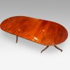 Regency style mahogany twin pillar dining table top