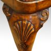 Set of 8 walnut Queen Anne style dining chairs shell carving detail