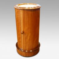 Victorian circular satin birch cupboard