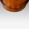 Victorian satin birch circular bedside cabinet base