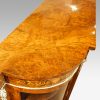 Victorian inlaid walnut credenza corner top