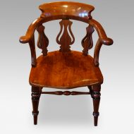 Victorian mahogany desk chair