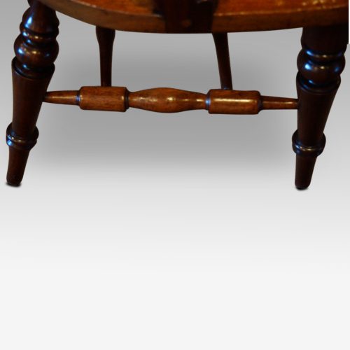 Victorian mahogany desk chair side legs