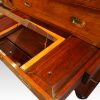 Victorian teak secretaire military chest interior