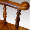 Victorian yew wood captains chair hand grip