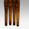Walnut cross banded nest of 4 tables feet