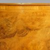 Walnut cross banded nest of 4 tables top detail