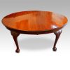 Maple & co mahogany extending dining table closed