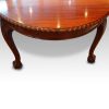 Maple & co mahogany extending dining table end