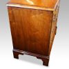 Queen Anne walnut chest with inlay side