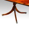 Regency style mahogany 12 seat dining table end base