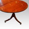 Regency style mahogany 12 seat dining table end section