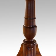 Regency style mahogany 12 seat dining table turned column
