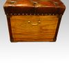 Victorian camphor trunk with leather corners end