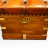Victorian camphorwood ottoman end view