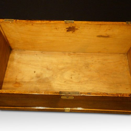 Victorian camphorwood ottoman interior