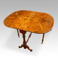 Victorian inlaid walnut Sutherland table