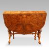 Victorian inlaid walnut Sutherland table closed