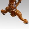 Victorian inlaid walnut Sutherland table detail