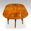 Victorian inlaid walnut Sutherland table length view