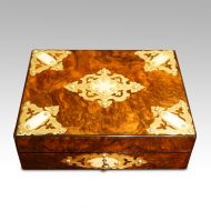 Victorian walnut mounted box