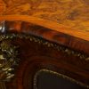 Victorian walnut open end credenza edge moulding