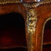 Victorian walnut open end credenza edge mount