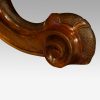 Victorian walnut oval coffee table , toe